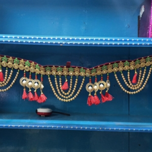 VELVETTE CENTRE THORANAM - DIVINE GIFT-WALL HANGING-NO: 8