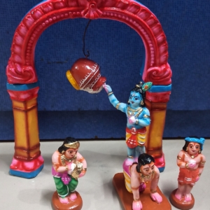 KRISHNA LEELA - URIYADI - PREMIUM- CLAY- C SHAN - NO 8