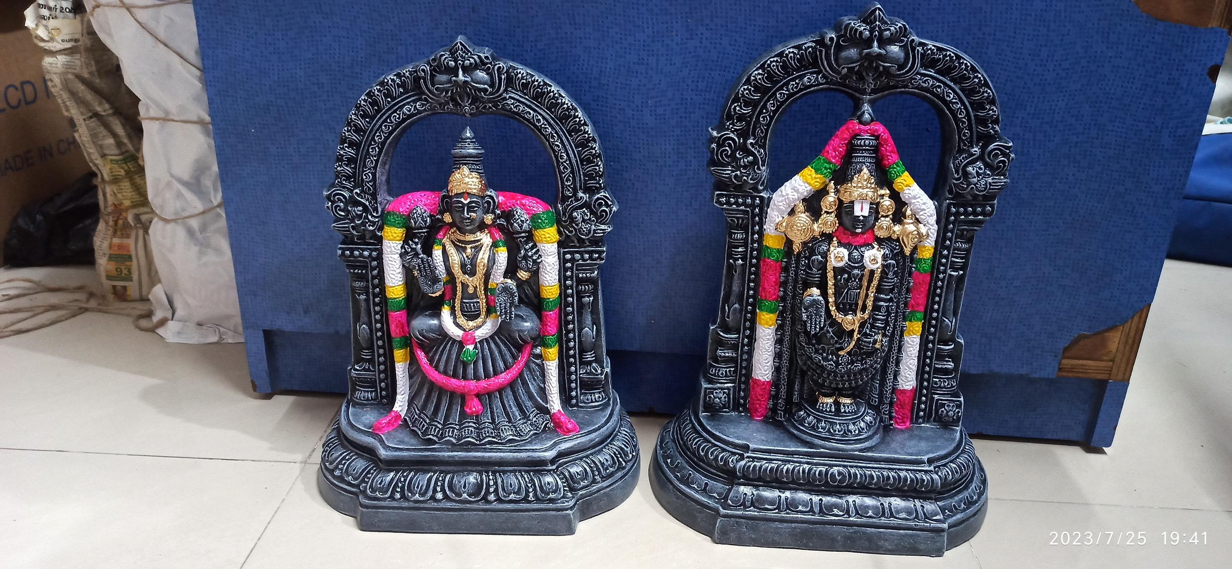 PERUMAL THAYAR STONE COLOUR ULTRA PREMIUM 17″ to Divine