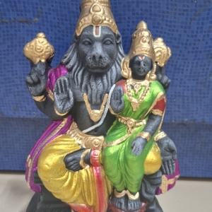 LAKSHMI NARASIMHAR STONE COLOUR - CLAY - 9" - PAN LAK - 2026 SPECIAL